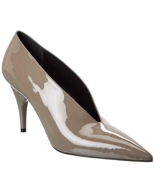 Gucci White 97 Patent Pump