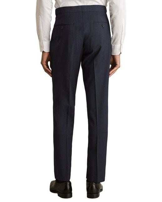 Reiss Blue Dream Wool-Blend Trouser for men