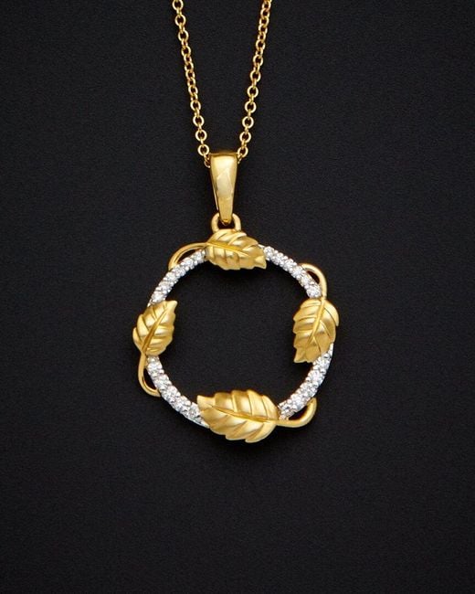 Italian Gold Black 18k 0.14 Ct. Tw. Diamond Necklace