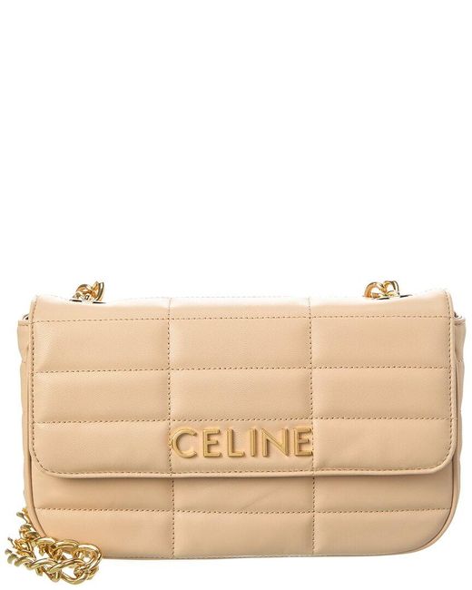 Céline Natural Tabou Leather Shoulder Bag