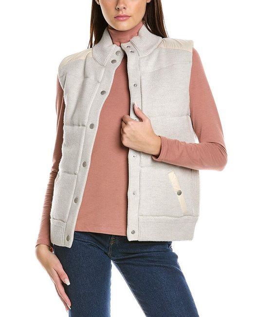 Rag & Bone Mikaela Reversible Mixed Media Wool Vest in Red Lyst