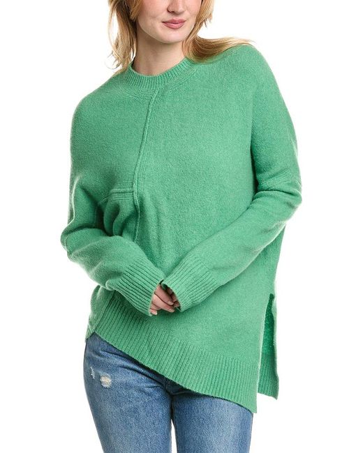 AllSaints Green Lock Wool-blend Sweater