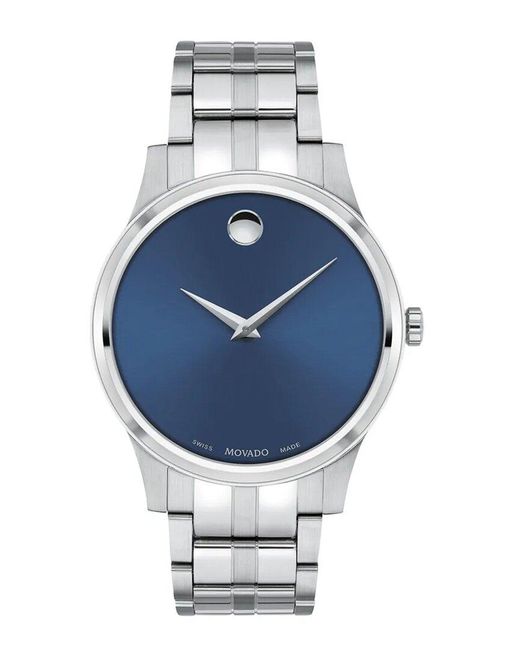 Movado Blue Classic Watch for men