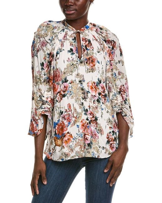 Emanuel Ungaro Red Malvina Blouse