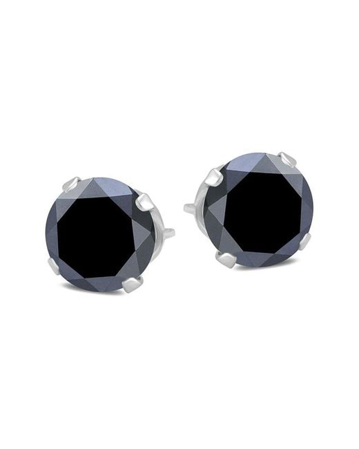 True Diamond Metallic Silver 0.46 Ct. Tw. Diamond Studs