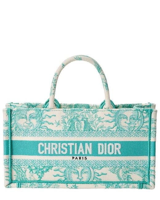 Dior Blue Book Canvas Tote