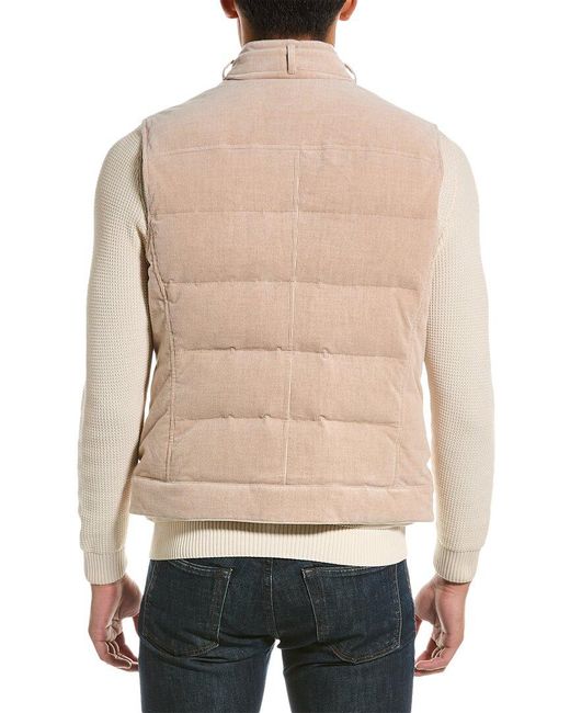 Brunello Cucinelli Natural Cashmere-blend Vest for men