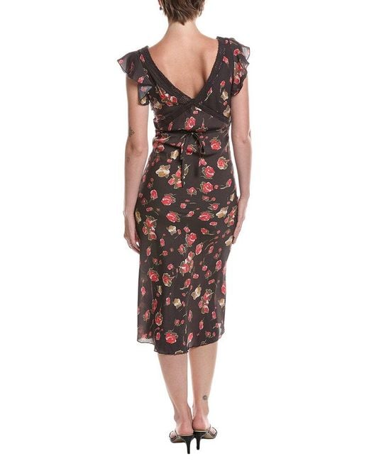 Moonsea Brown Midi Dress