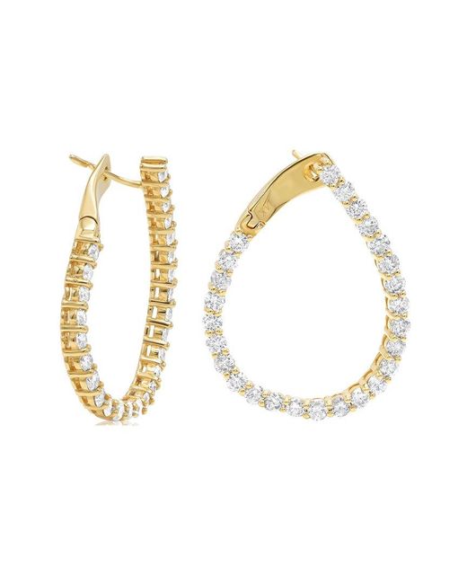 Diana M Metallic Fine Jewelry 14k 2.60 Ct. Tw. Diamond Earrings