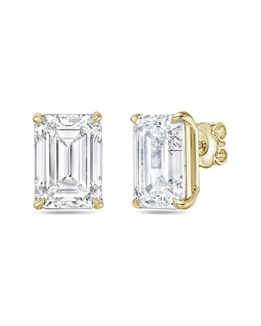 Diana M Metallic Diana M. 14K 8.00 Ct. Tw. Lab-Grown Diamond Earrings