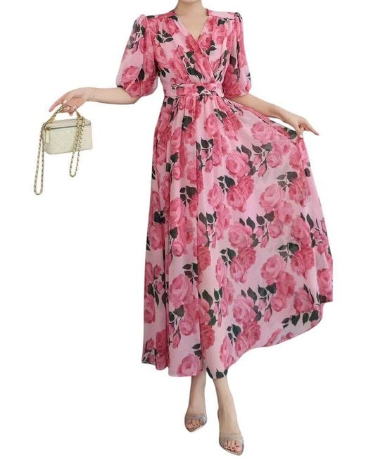 Lanelle Pink Maxi Dress
