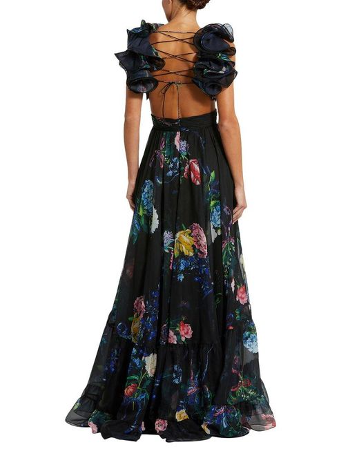 Mac Duggal Blue A-Line Gown