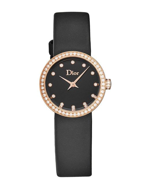 Dior Black La D De Watch