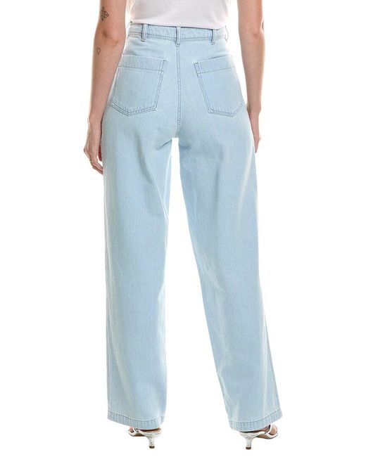 Officine Generale Blue Philippa Washed Jean