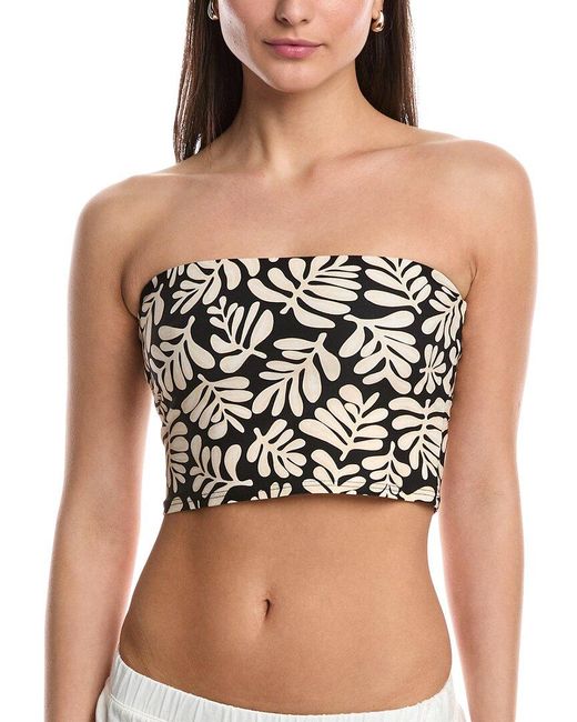 WeWoreWhat Black Bikini Tube Top