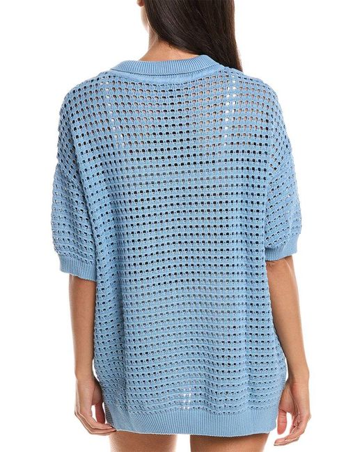 Haight Blue Joana Knit Shirt