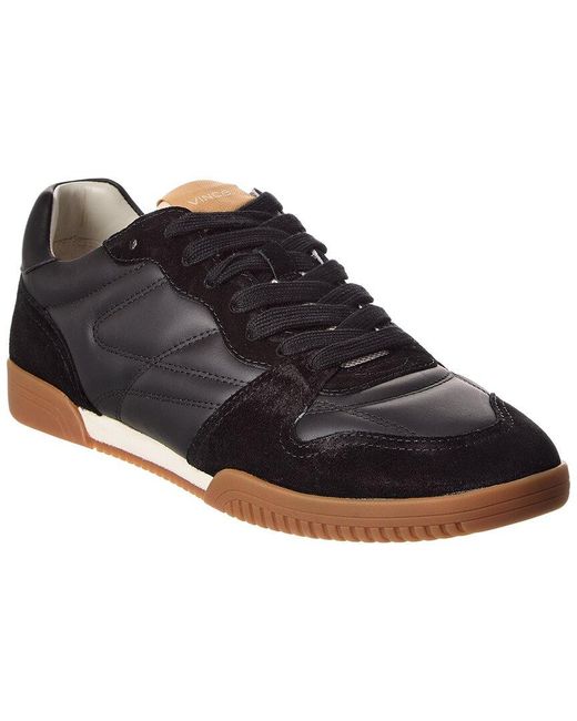 Vince Black Bel Air Suede Sneaker for men