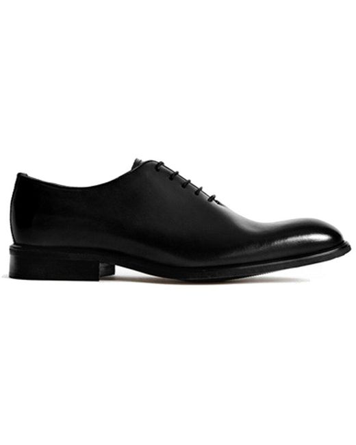 Reiss Black Lucas Wholecut Lace-up Leather Shoe for men
