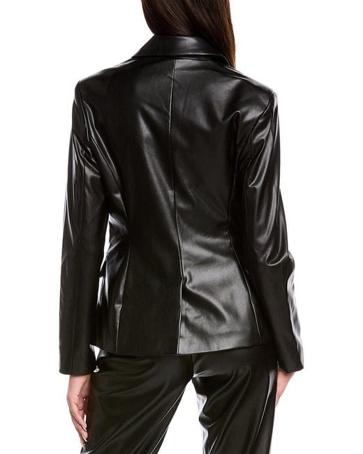 Alexia Admor Black Classic Double-breasted Blazer