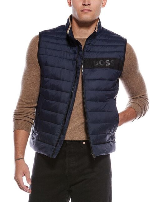 Boss Blue Darolan Vest for men