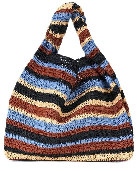 A.L.C. Blue Gia Raffia Bag