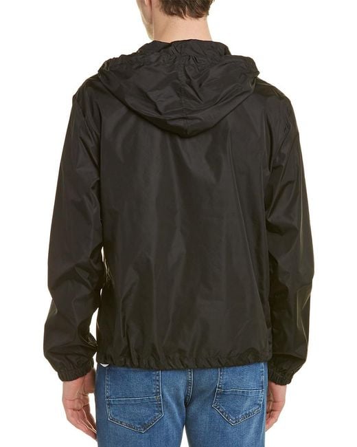 Vince Synthetic Hooded Anorak in Black for Men - Save 1% - Lyst