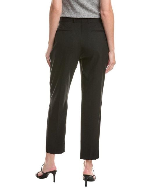 Officine Generale Black Officine Generale Roxane Slim Wool Pant