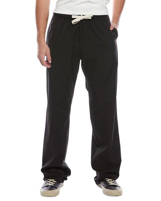Palm Angels Black Wool-blend Pant for men