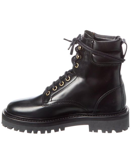 Isabel Marant Black Etoile Campa Leather Boot