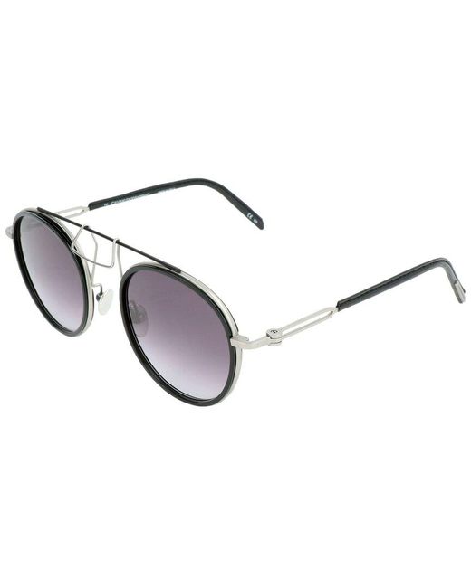 Calvin Klein Metallic Unisex Cknyc1870s 50mm Sunglasses