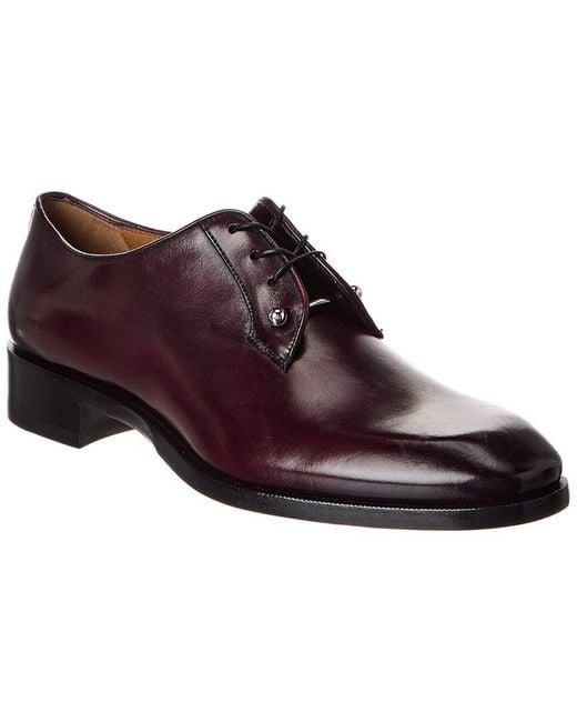 Christian Louboutin Brown Leather Oxford for men