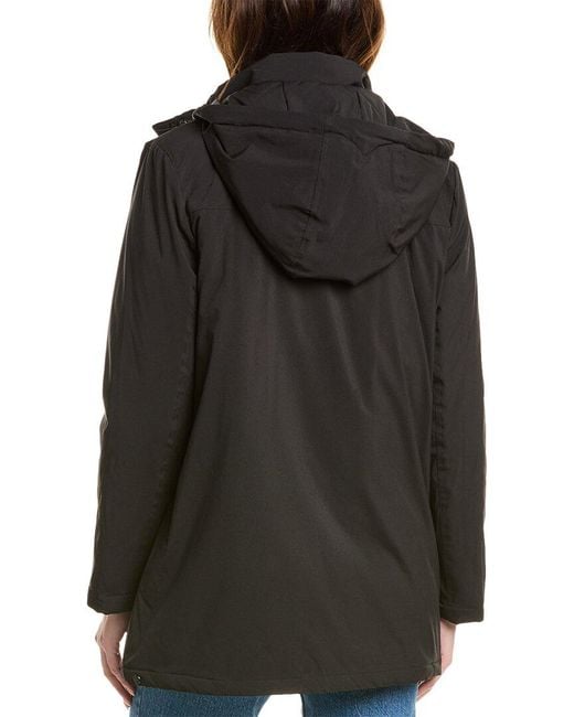 HUNTER SelfPackable Padded Field Jacket in Black Lyst UK