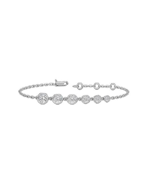 Lab Grown Diamonds White 14K 0.86 Ct. Tw. Lab-Grown Diamond Tennis Bracelet