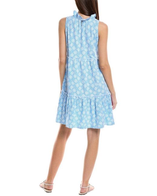 Duffield Lane Blue Nicola Mini Dress