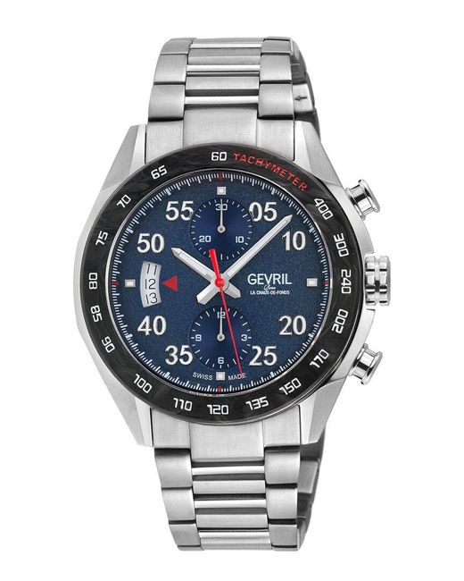 Gevril Gray Ascari Chronograph Watch for men
