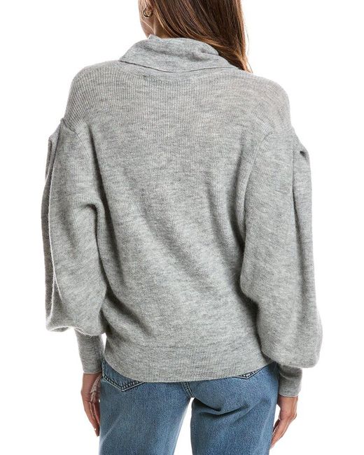 IRO Gray Edyna Alpaca & Wool-Blend Sweater