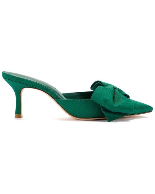 Larroude Green Larroudé Elle Mini Pump