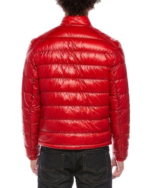 Moncler Red Down Puffer Jacket for men