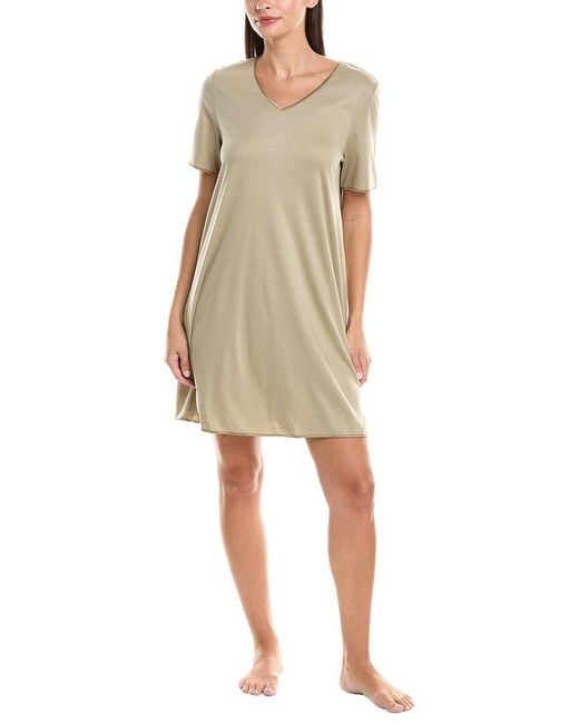Hanro Women's Natural V-neck Nightgown