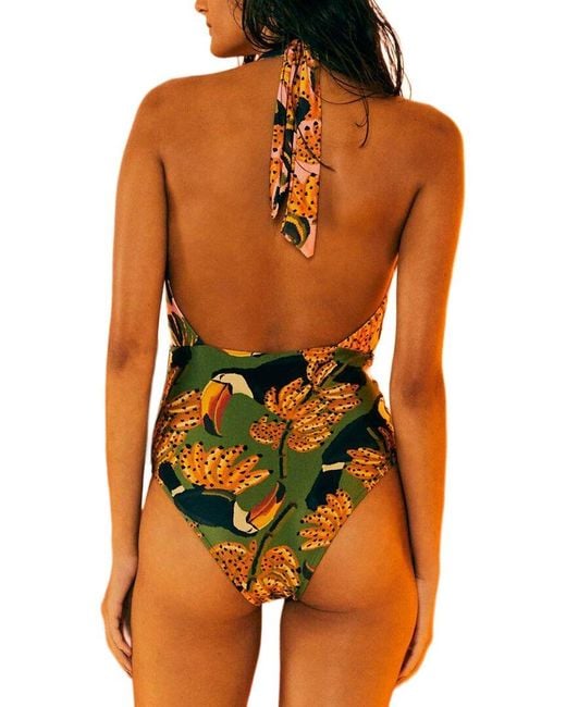 Farm Rio Orange One-Piece