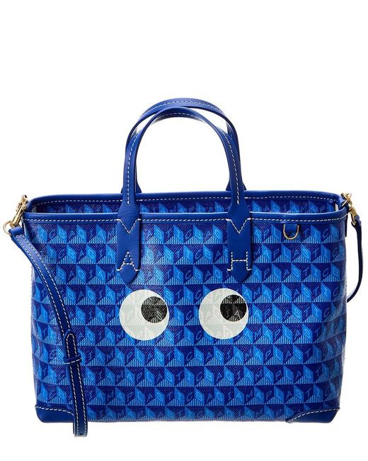 Anya Hindmarch 'i Am A Plastic Bag' Handbag in Blue