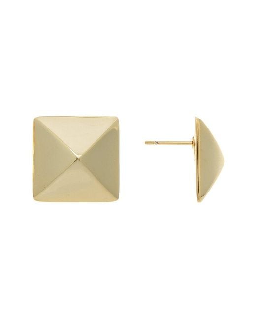 Rivka Friedman White 18k Plated Earrings