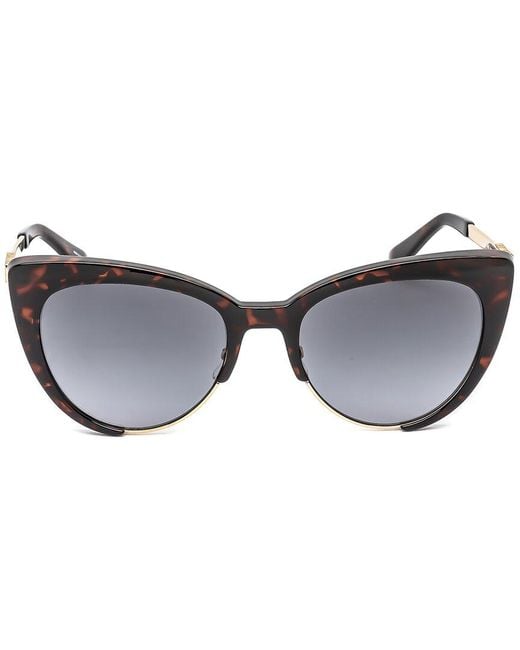 Moschino Brown Mos040/s Sunglasses Dark Havana / Dark Grey Gradient