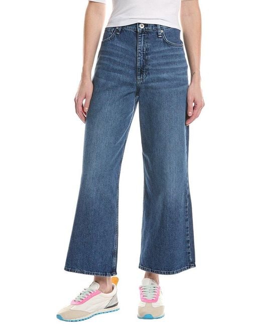 Rag & Bone Blue Annie Ankle Wide Leg Jean