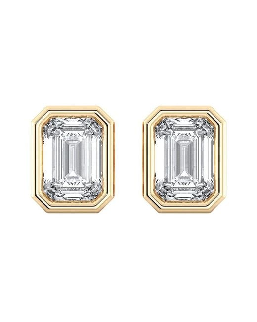 Lab Grown Diamonds Blue 14K 4.00 Ct. Tw. Lab-Grown Diamond Earrings