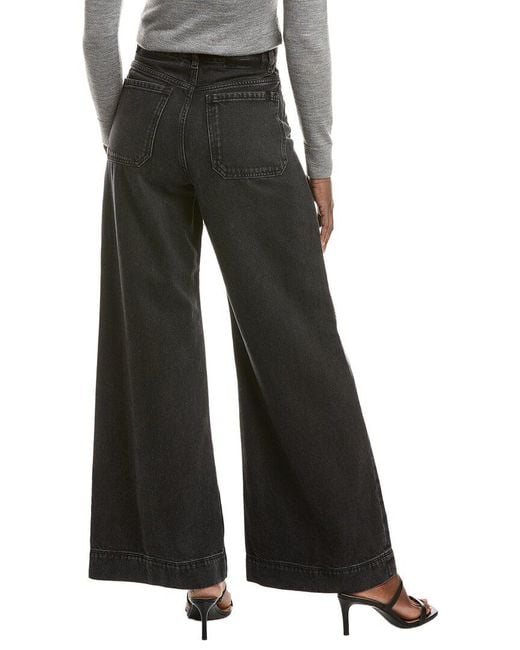 Max Mara Black Weekend Cactus Wide Leg Jean
