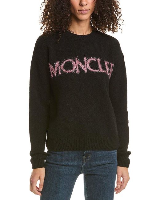Moncler Black Wool Sweater