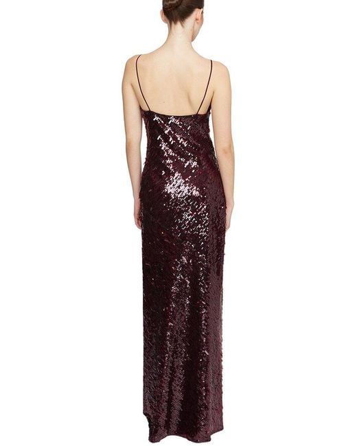 Halston Heritage Red Alanna Gown