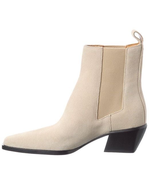Rag & Bone Natural Joni Suede Chelsea Boot