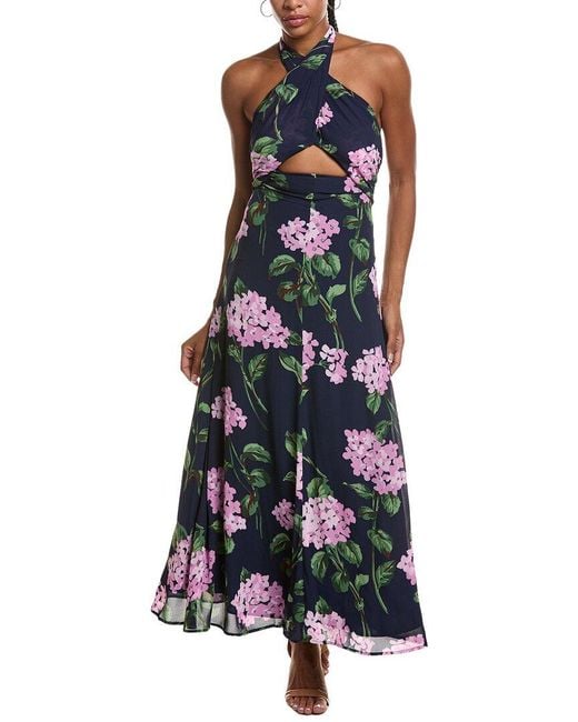 Seraphin Blue Maxi Dress